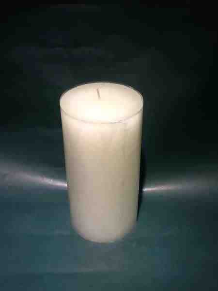 VELA PILAR BRANCA 20 X 10 CM – C MYSTIC