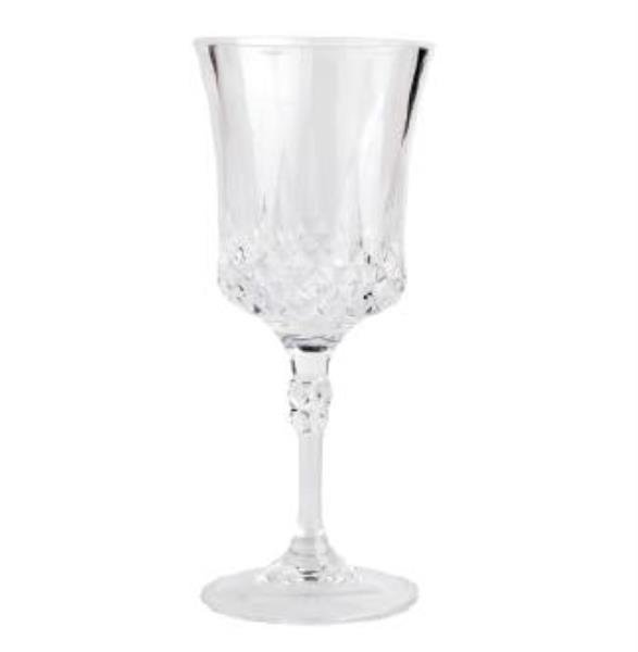 TACA VINHO ACRILICO TRANSP 300 ML KENYA