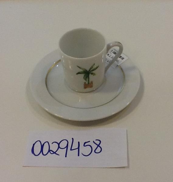 XICARA CAFE 8CL MALDIVES EM PORCELANA