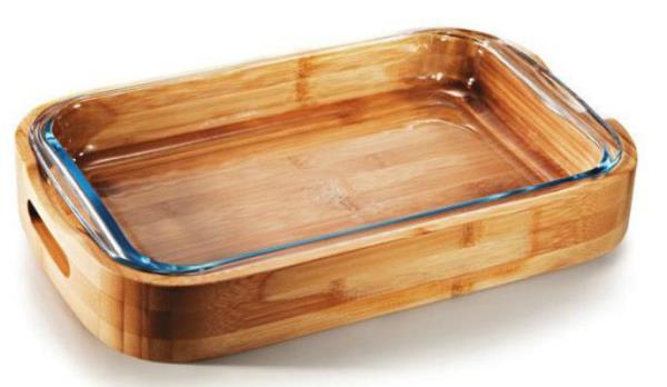 TRAVESSA RETANGULAR EM BAMBU C/ REFRAT