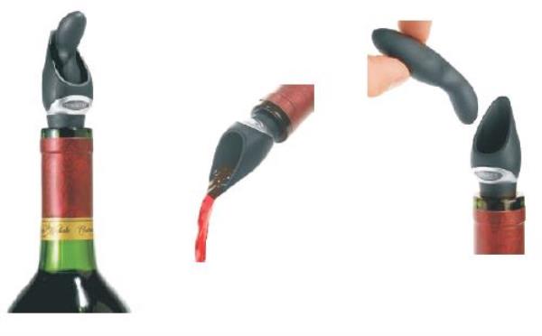 WINE POURER/STOPPER P/ GARRAFAS