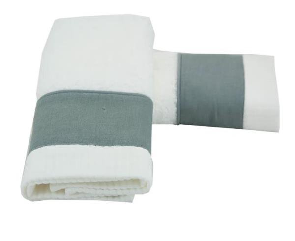 TOALHA LAVABO LINO AQUA VIES AZUL AQUA