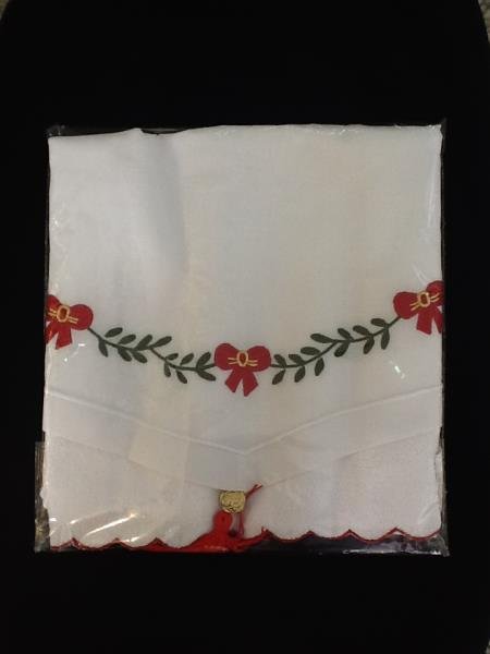 TOALHA DE LAVABO G COM FELPA NATAL