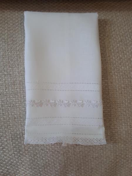 TOALHA LAVABO LINHO MARQUEZA BRANCO