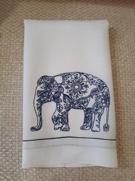 TOALHA LAVABO ELEFANTE