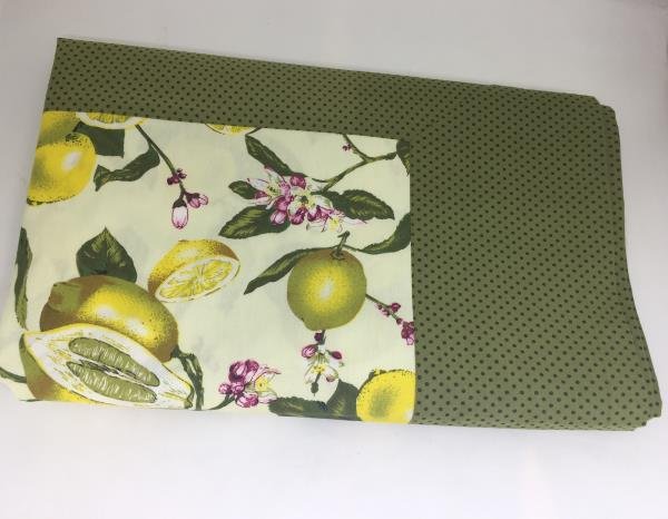 TOALHA DE MESA LIMAO SICILIANO BR POIS VERDE