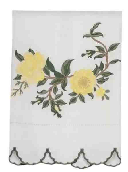 TOALHA LAVABO LINHO BCO PRIMAVERA