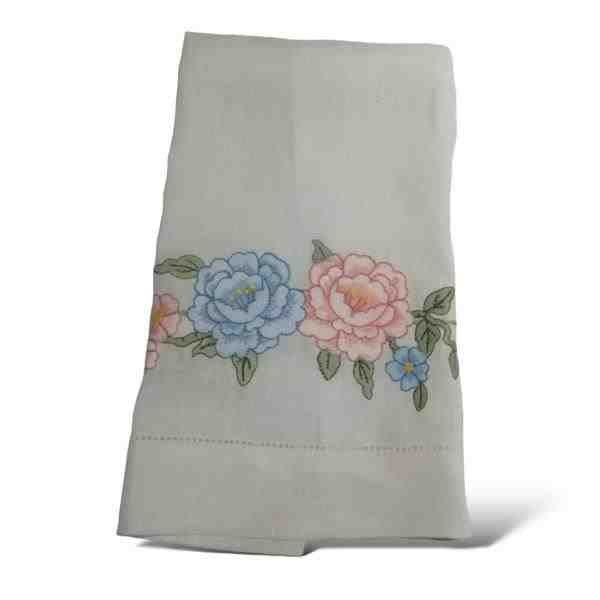 TOALHA LAVABO LINHO PEONIA