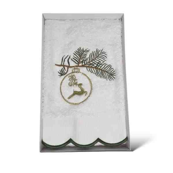 TOALHA LAVABO FELPA ORNAMENTS RENA