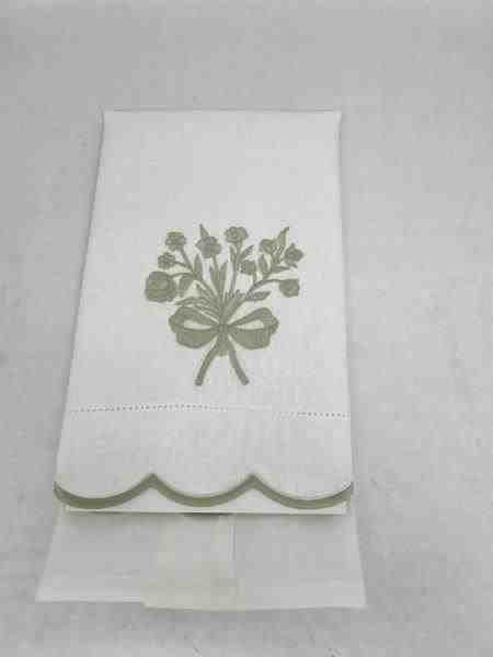 TOALHA LAVABO LINHO ELEGANCE NATURAL