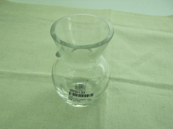 VASO DE VIDRO JARRA 8 X 5,5CM