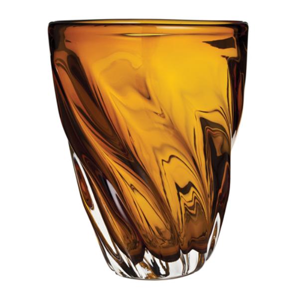 VASO RIBBLE 21CM AMBAR