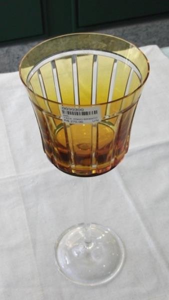 TACA VINHO BRANCO LAP 027 AMARELO