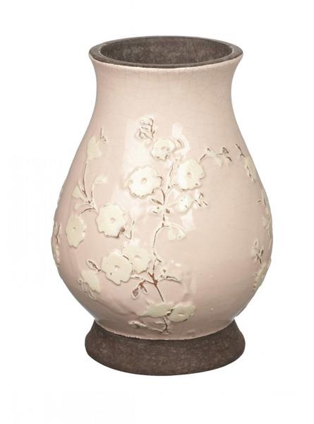 VASO CERAMICA  EMILY ROSA MARROM 26X16