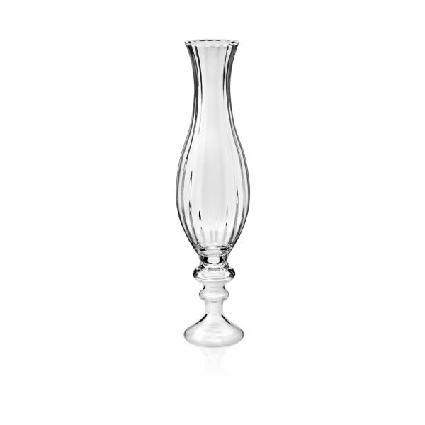 VASO DUCHESSA H 85CM OPTIC TRANSPARENTE EM VIDRO