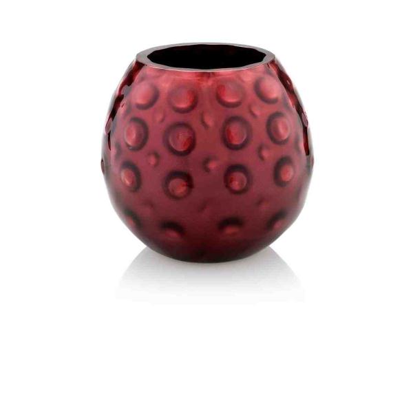 VASO ECLIPSE H 28CM TRANSPARENTE EM VIDRO