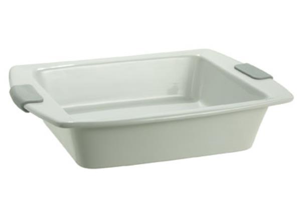 TRAVESSA REFRATARIA RETANGULAR 39CM BRANCA