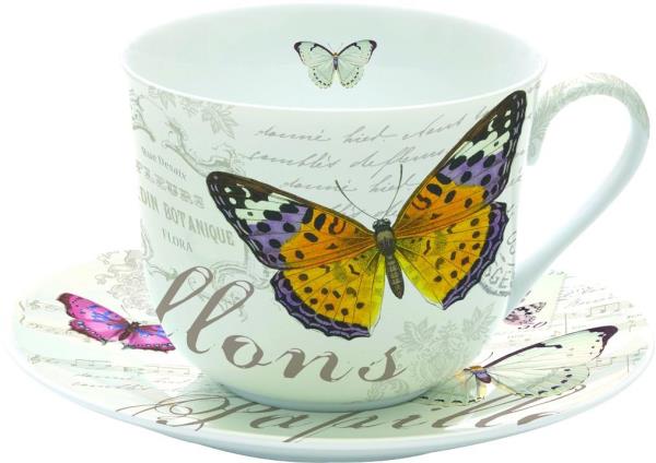 XICARA PAPILLONS BREAKFAST 400ML