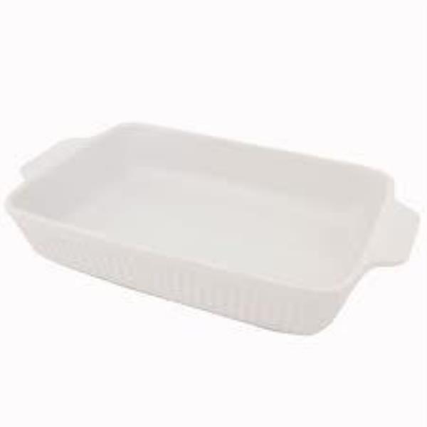 TRAVESSA REFR ENJOY BASIC 35,5X21 CM CER BRANCO