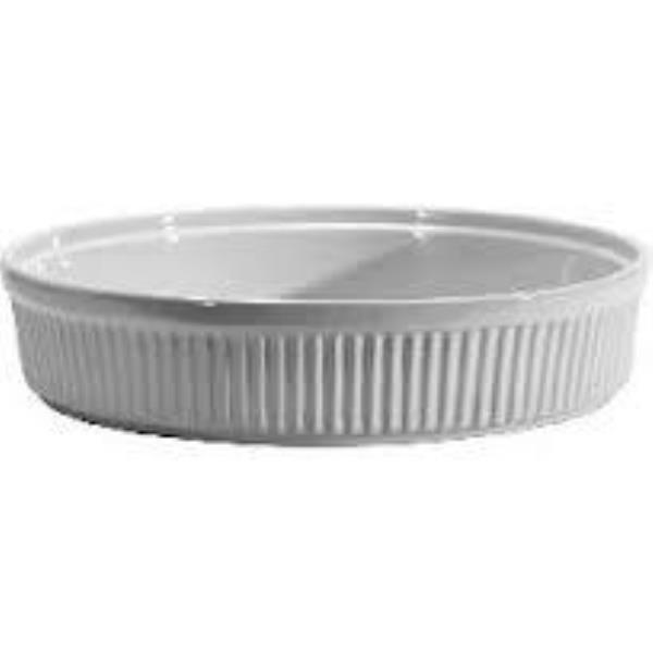 TRAVESSA REFRATARI ENJOY BASIC 27 CM CERAMICA BRANCO CN REDONDO