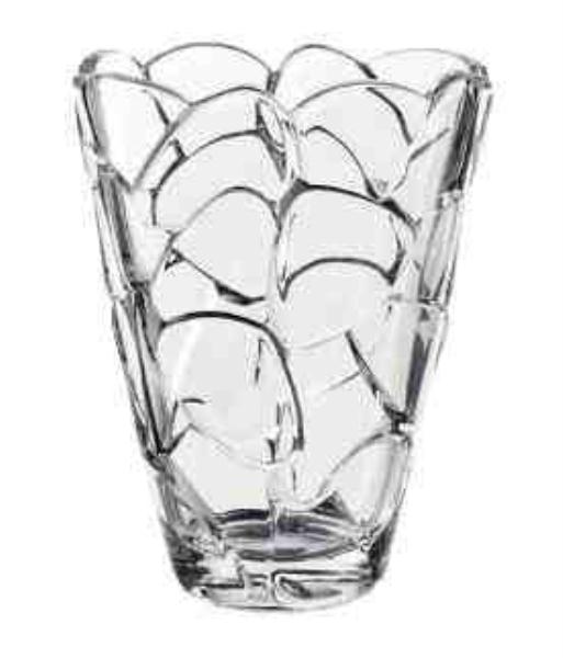 VASO NACHTMANN PETALS 22 CM CRISTAL TRANSP CL OVAL