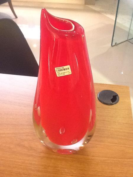 VASO GRANDE C/ BOLHA VERMELHO