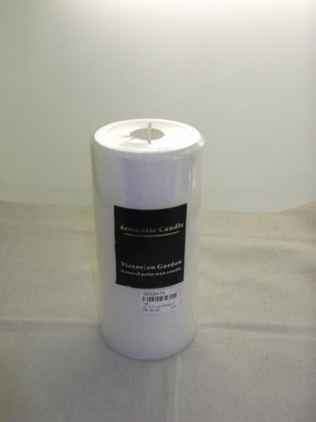 VELA PILAR BRANCA CRYSTAL G