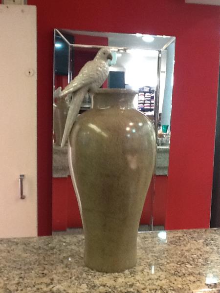 VASO ALTO PASSARO BCO GALOUCHAT