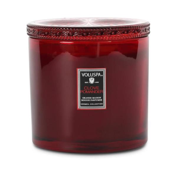 VELA POTE VIDRO G + 150H CLOVE POMANDER