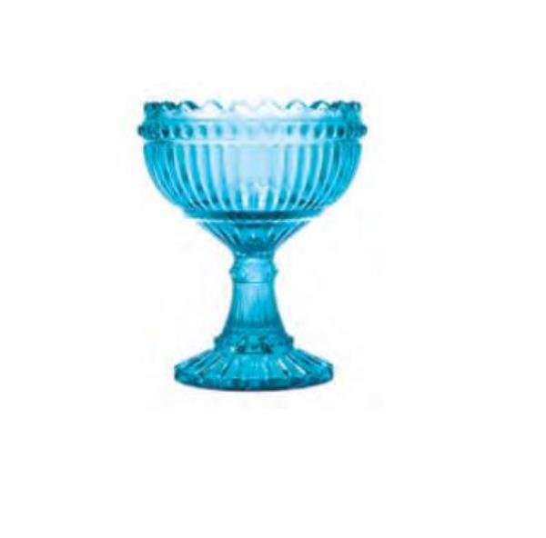 TAÇA P/SOBREMESA 200ML – TURQUESA – 6PÇS