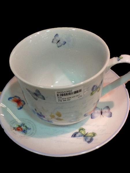 XICARA BREAKFAST 370 ML SPRING BUTTERFLY