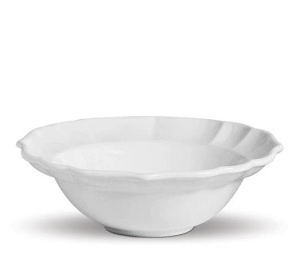 TIGELA FLOR M BRANCO PREMIUM