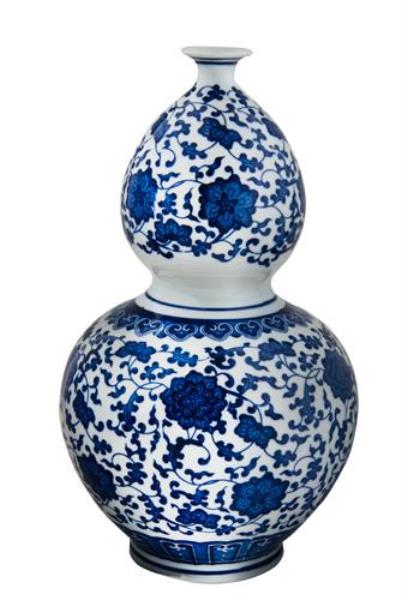 VASO ACINTURADO SHANGAI AZUL