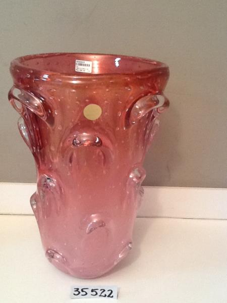 VASO C/ OURO P 206 BERINJELA/ROSA PINK C/OURO
