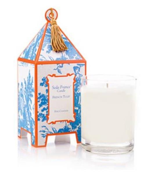TOILE PAGODA FRENCH TULIP