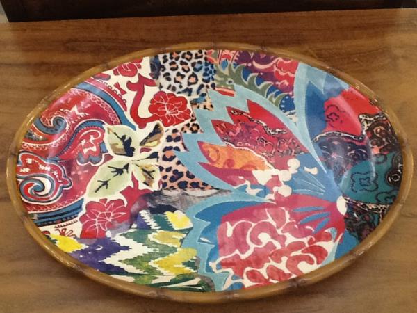 TRAVESSA OVAL MAGPIE 32CM