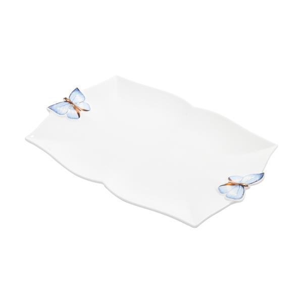 TRAVESSA RETANGULAR BORBOLETAS 29,5CM
