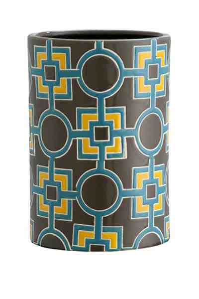 VASO PEQ GEOMETRICO CERAMICA
