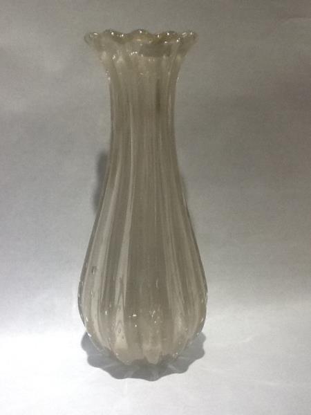 VASO C/ OURO CINZA GLASS PO C/ OURO