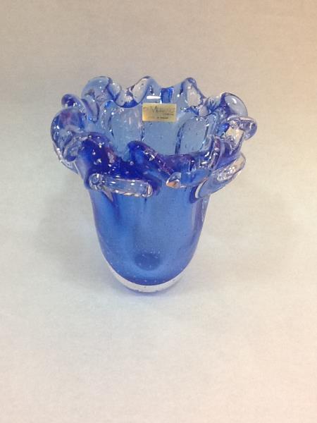 VASO AZUL ESCURO S/ OURO