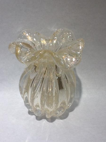 VASO BRUTOS P TRANSPARENTE C/ OURO