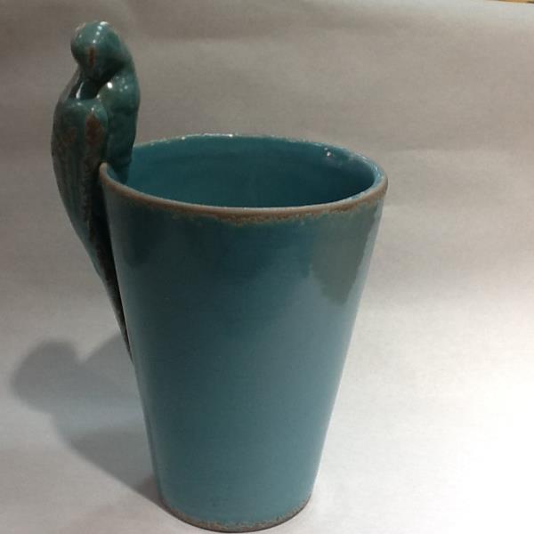 VASO PASSARO TURQUESA