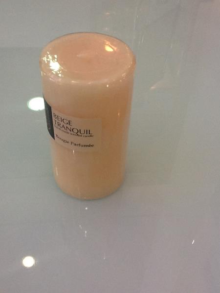 VELA PILAR G AROMA BEIGE TRANQUIL