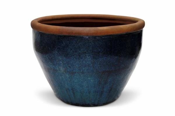 VASO CERAMICO TRAPANI RUSTICOP AZUL 100X75
