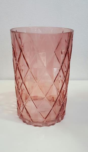 VASO IZMIR PINK CILINDRO