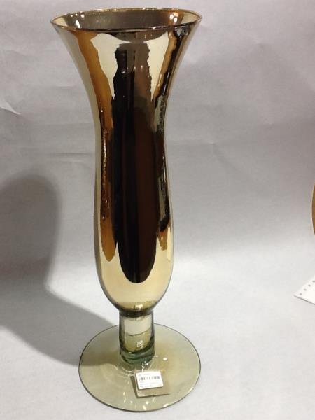 TACA DECORATIVA TRIPOLI PEQ ESP DOURADO