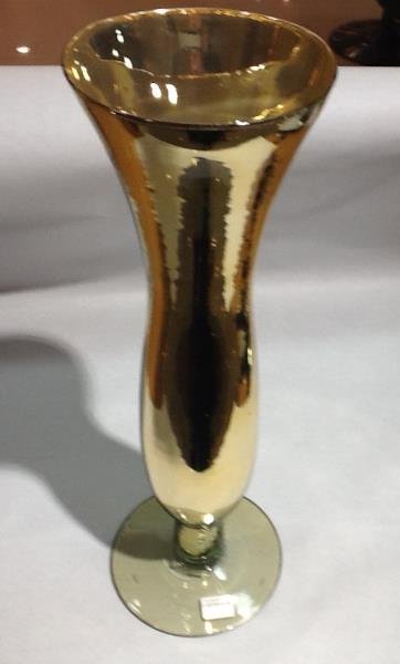 TACA DECORATIVA TRIPOLI MED ESP DOURADO