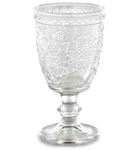TACA VITRIUM ARABESCO CRISTAL