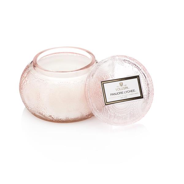 VELA POTE VIDRO CHAWAN 50H PANJORE LYCHEE