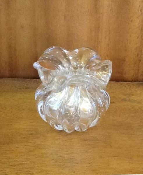 VASO P 73 TRANSPARENTE C/ OURO